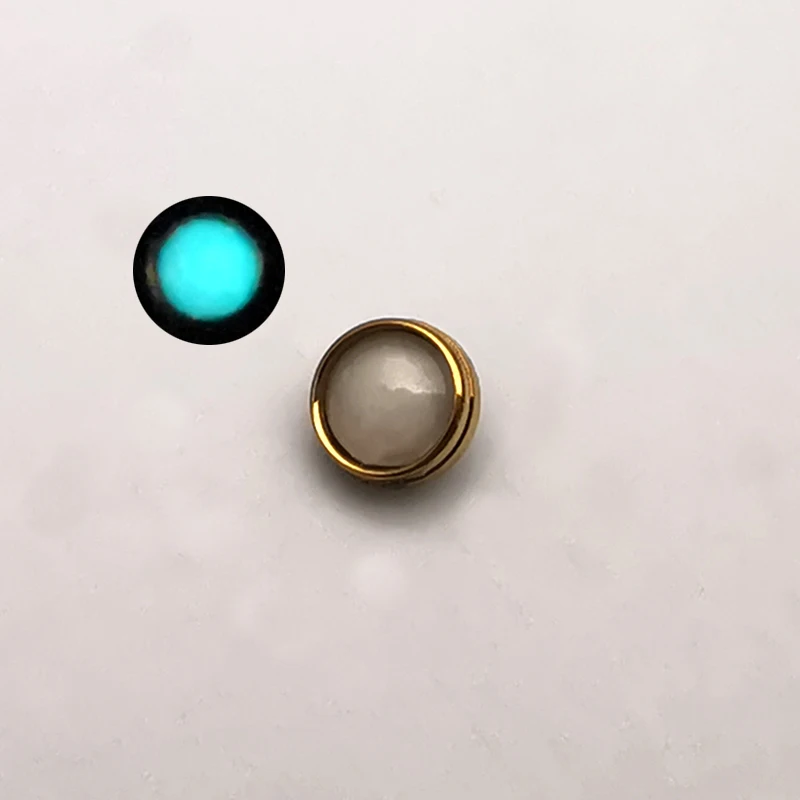 

High Quality Blue Luminous Bot For Submariner Bezel 126613 116613, Watch Parts Replacement