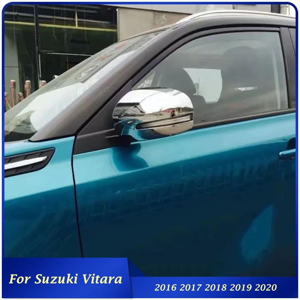 

Для Suzuki Vitara 2016 2017 2018 2019 2020 Автомобильная зеркальная Обложка отделка рамка автомобильный Стайлинг
