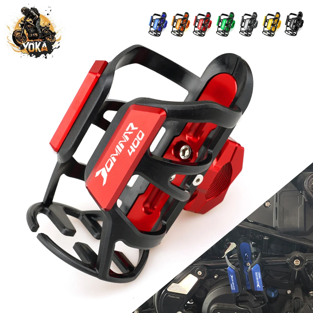 

For Bajaj Dominar 400 Pulsar Dominar400 All Years 2023 New Water Bottle Drink Cup Holder Sdand Beverage Cage Motorcycle Parts