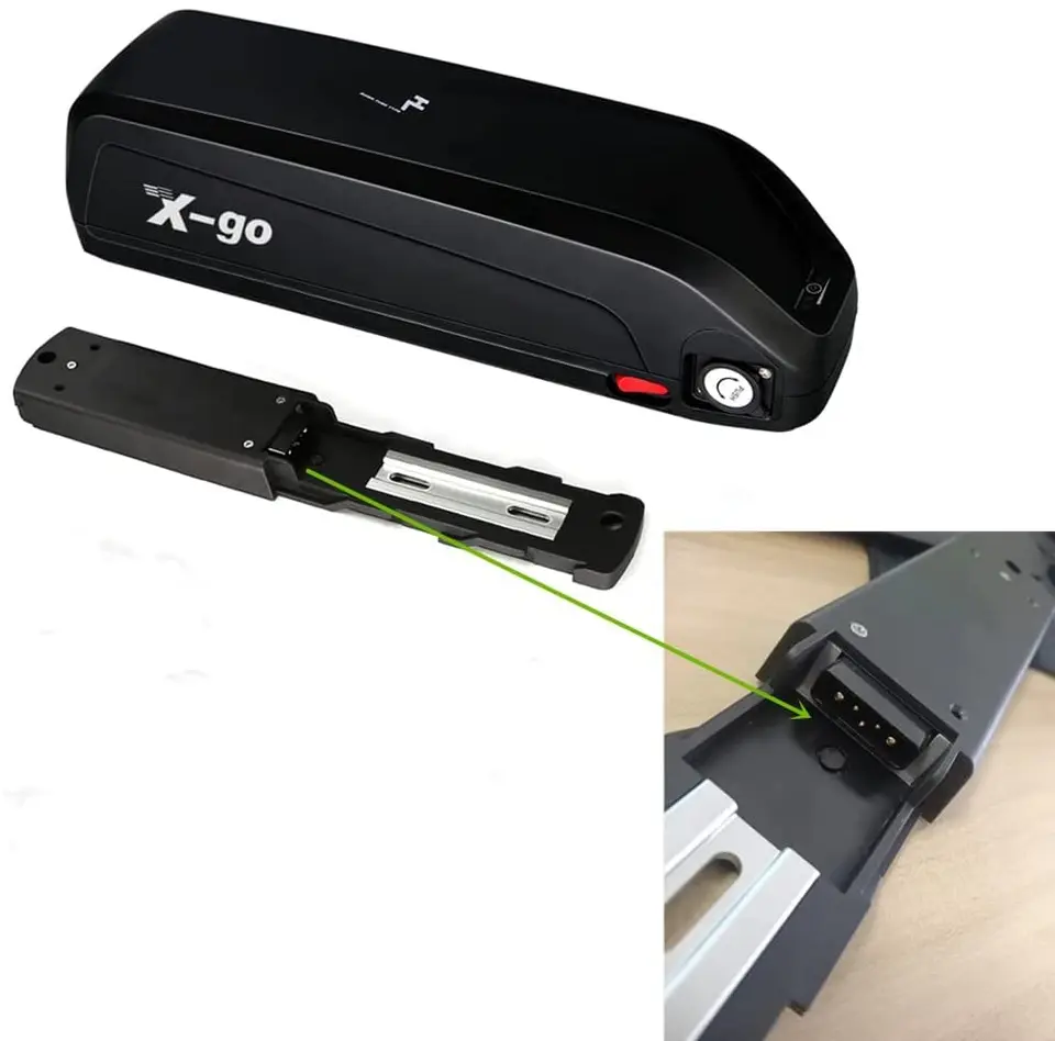 X-go Ebike 배터리 하단 베이스, 전기 자전거용 장착 플레이트 고정 브래킷, 배터리 교체 부품, 5 핀 - AliExpress