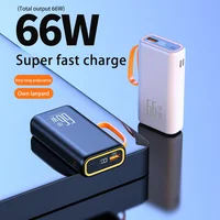 2025 NEW 30000mAh Power Bank 66W PD Fast Charging Portable Charger External Battery Pack Travel For iPhone Huawei Samsung 1
