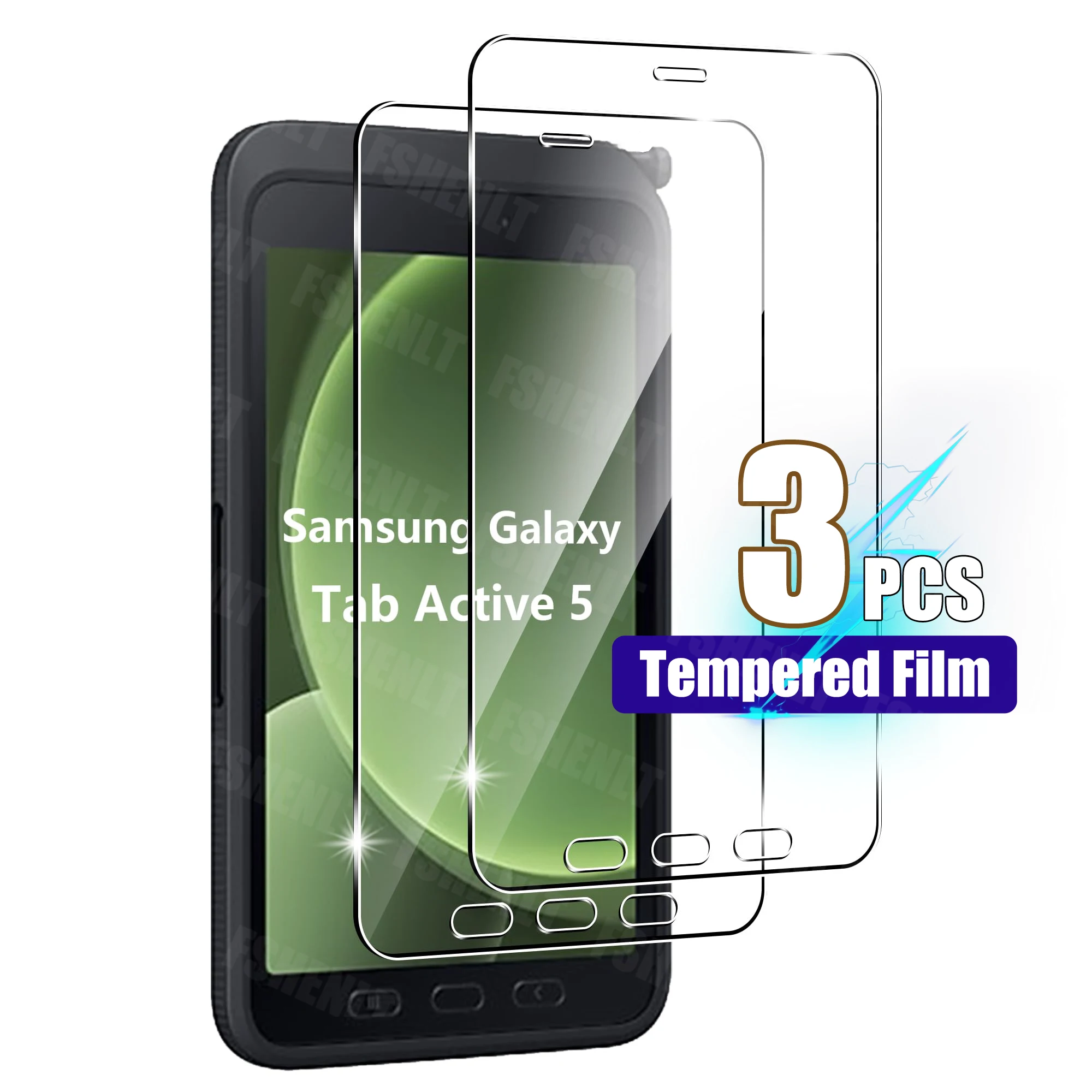 Pellicola Salvaschermo Per Samsung Galaxy Tab Active 5 (8 Pollici) 2024 Pellicola In Vetro Temperato Hd 9H Durezza Antigraffio Bolla Libera