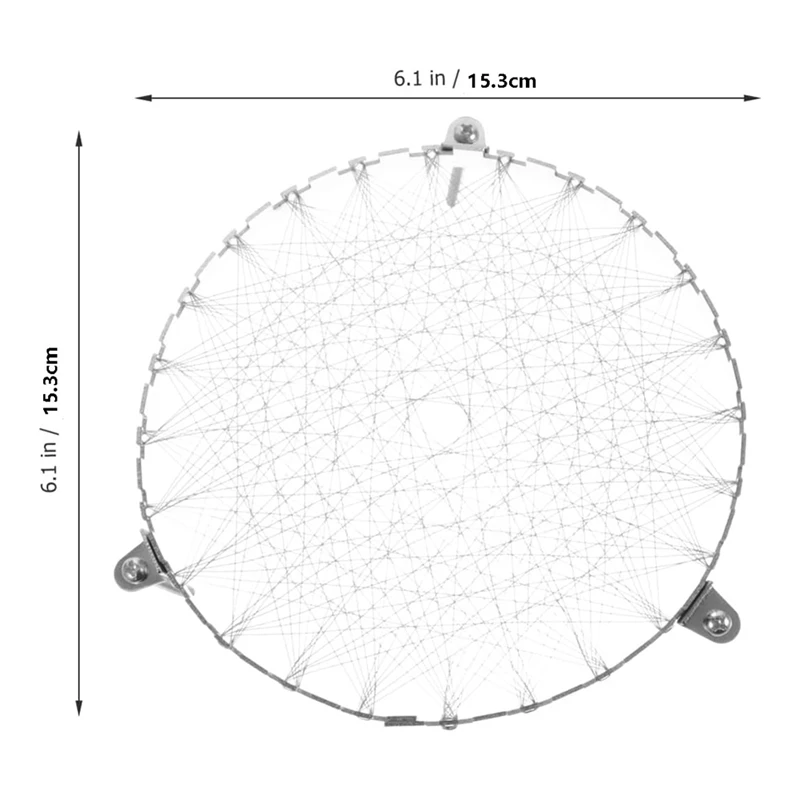 Metal Brackets Gas Stove Diffuser Stainless Steel Mesh Diffuser Plate Heat Spreader Induction Replacement Spare Parts
