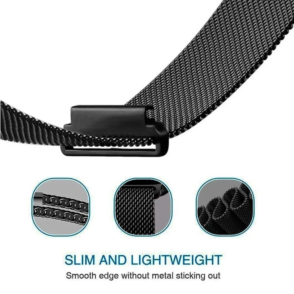 Milanese Loop Metal Bracelet Strap - 22mm/20mm