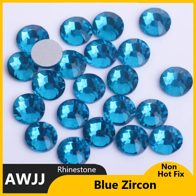 Gelbe Serie SS3-30 nicht Hot Fix Strass flache Rückseite Kristall Strass Glitzer Stein für DIY Maniküre 3D Nail Art Stoff Kleidungs stück – Detail 19