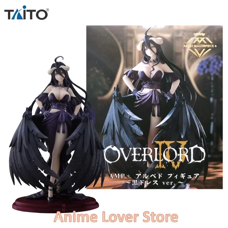 Figurine Taito Albedo - Robe Noire, Overlord, Japon Officiel, 200 Mm