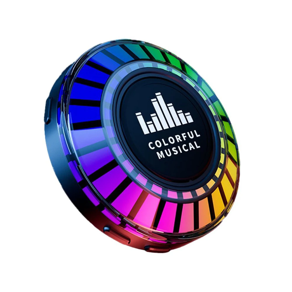 Car Air Freshener LED Aroma Vent Clip Music Rhythm Atmosphere Light Interior Perfume Diffuser Fragrance Accessorie car interior ambient light