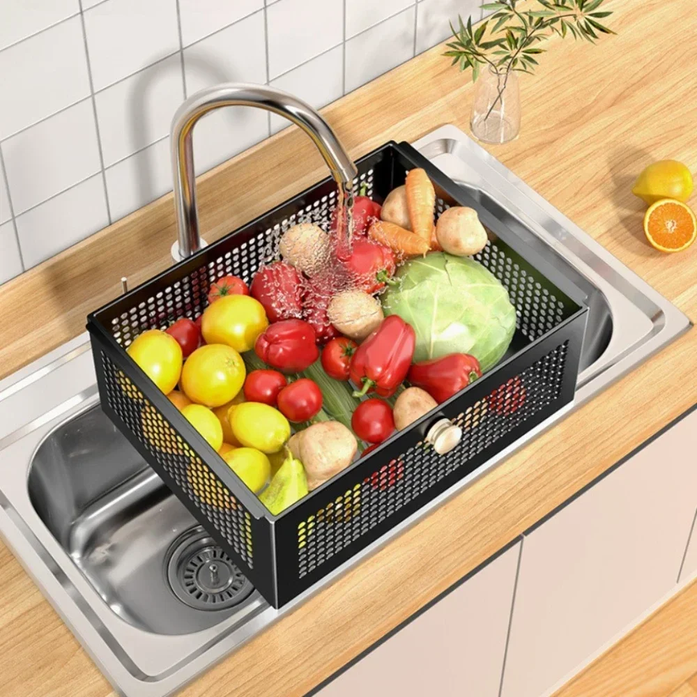 Kitchen Shelf With Drawer Multifunctional Storage Rack Fruits Vegetables Storage Cart Organizer With Wheels Bar Carts Cabinets 6