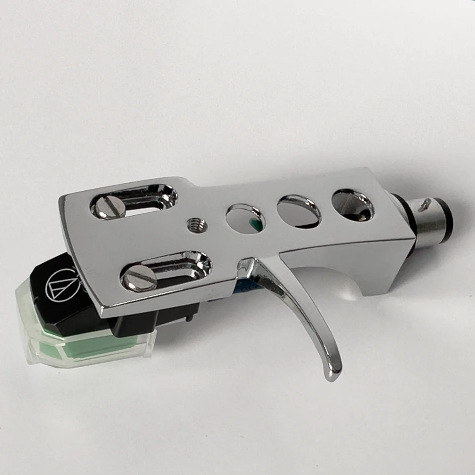 Audio-Technica Audio Technica AT-VM95E/H combinatiekit voor headshell/dual moving magnet (zwart/groen