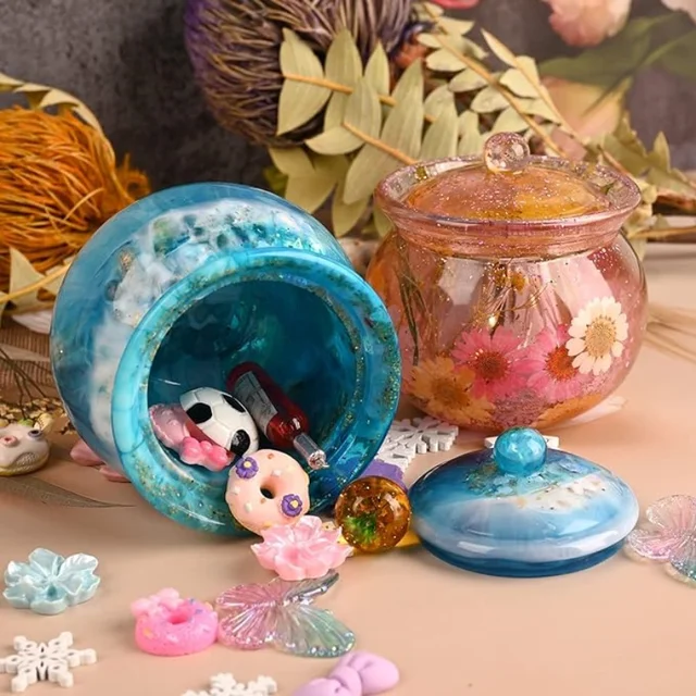 Resin Jar and Lid Mold 5