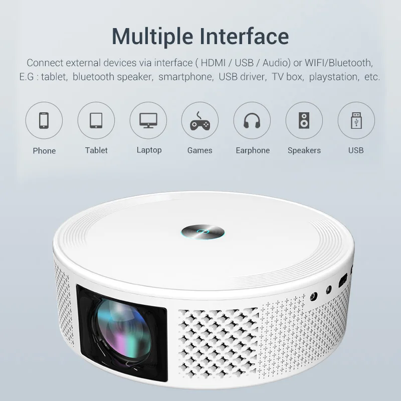 4K Beam Projector Ultra low Latency 5G Dual screen HiFi sound Quality Home Theater Projector Giant Screen Video Game Equipment