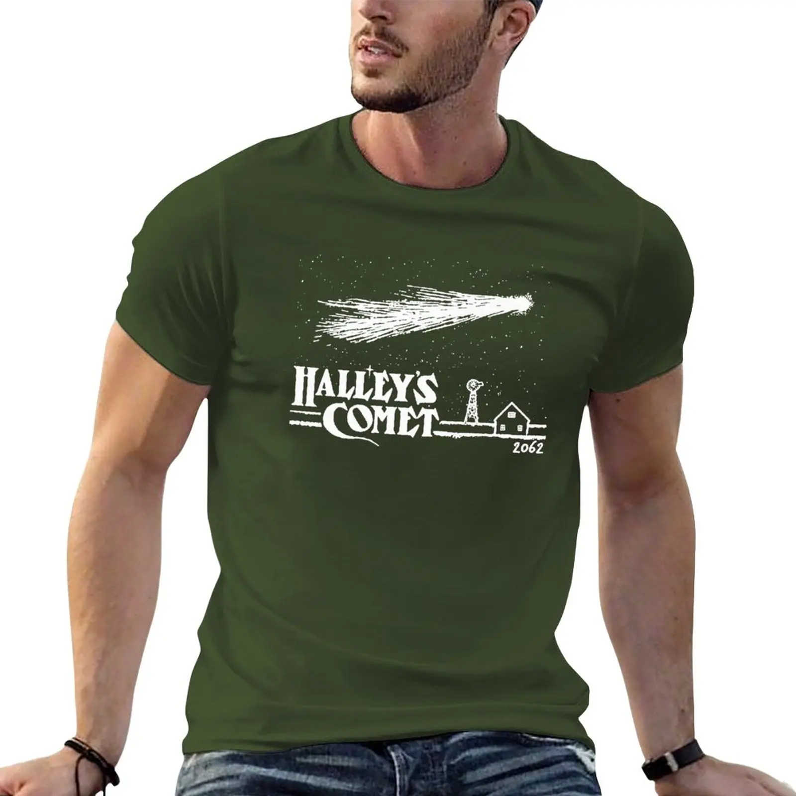 New Hally'S Comet Funny Geeks Graphic Sciences Ufo Astronomys Astrology T-Shirt Da Donna Da Uomo