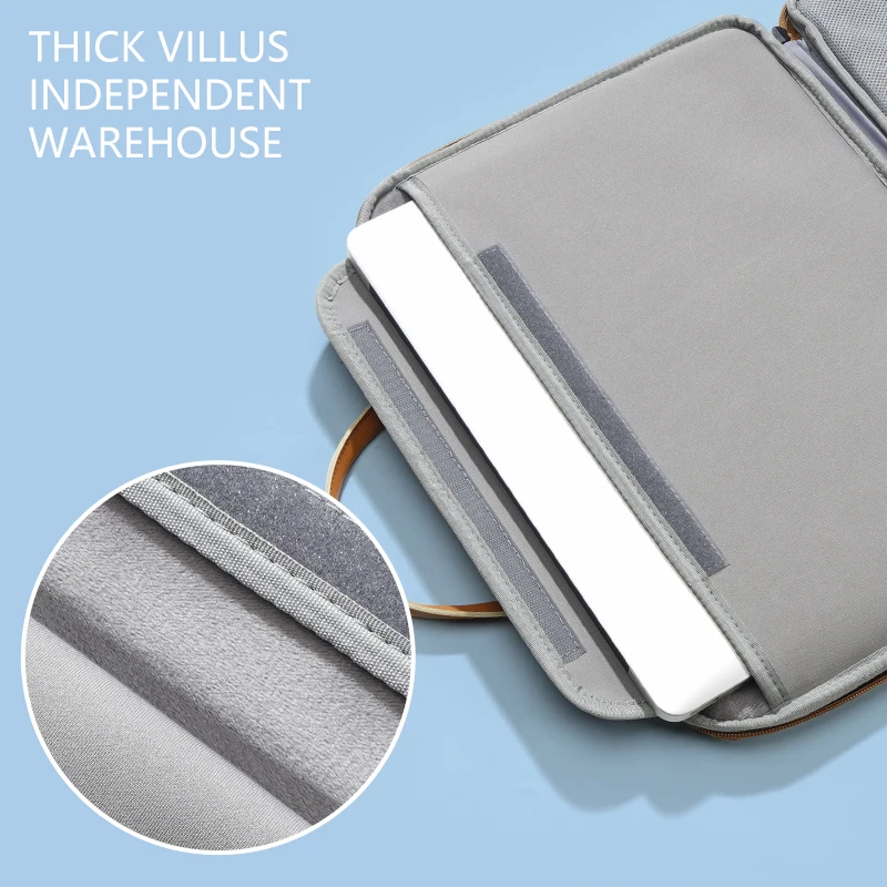 Bolsa de Ombro Portátil para Macbook Air Pro Estojo de Manga Pasta Bolsa m1 Lenovo hp Dell Huawei 12 13.3 15.6 14 - Imagem 6
