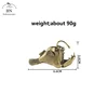 Retro Brass Ocean anglerfish Watching Fishes Sea Animals Model Fishbowl Decoration Action Figures Education Miniatures Kids Toys 2