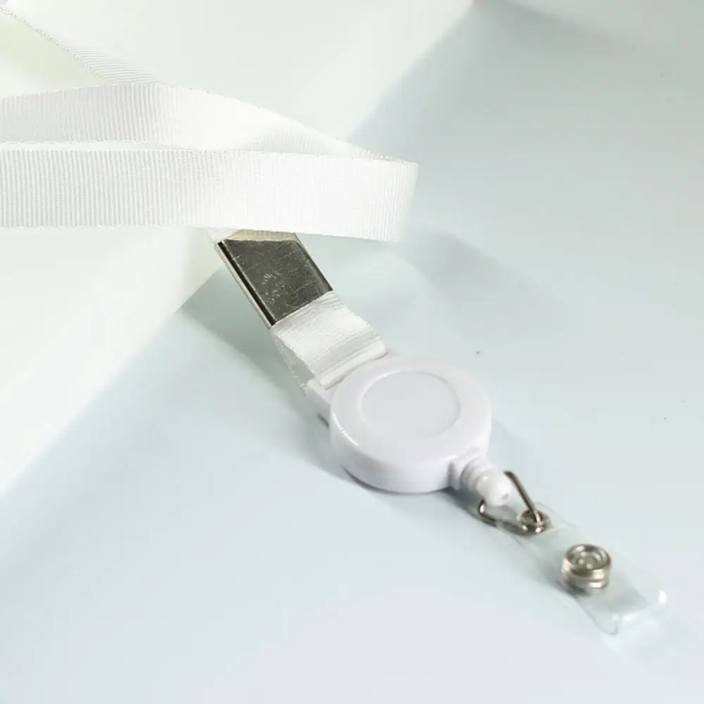 Retractable Lanyard Badge Holder with Keychain and Necklace Strap