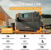 Portable Power Station E2000LFP, 1920Wh Power Station 5X2000W AC Outlets, LiFePO4 Battery Backup Expandable to 8064Wh, 2