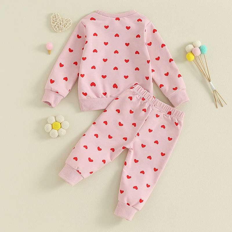 Baby Girl Valentine’s Outfit Set 3