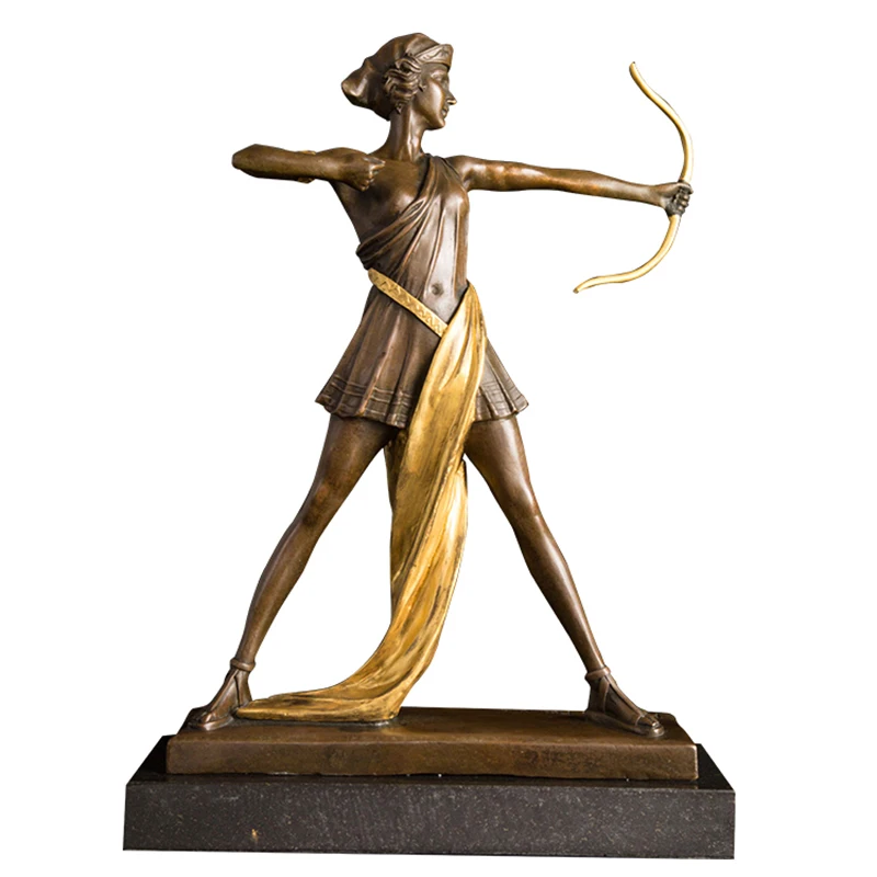 

WPA-003B Dancer Girl Bronze Art Decor Modern Bronze Gold Statue Sculpture Famous Reproduction Bronze Figurines For Collectible