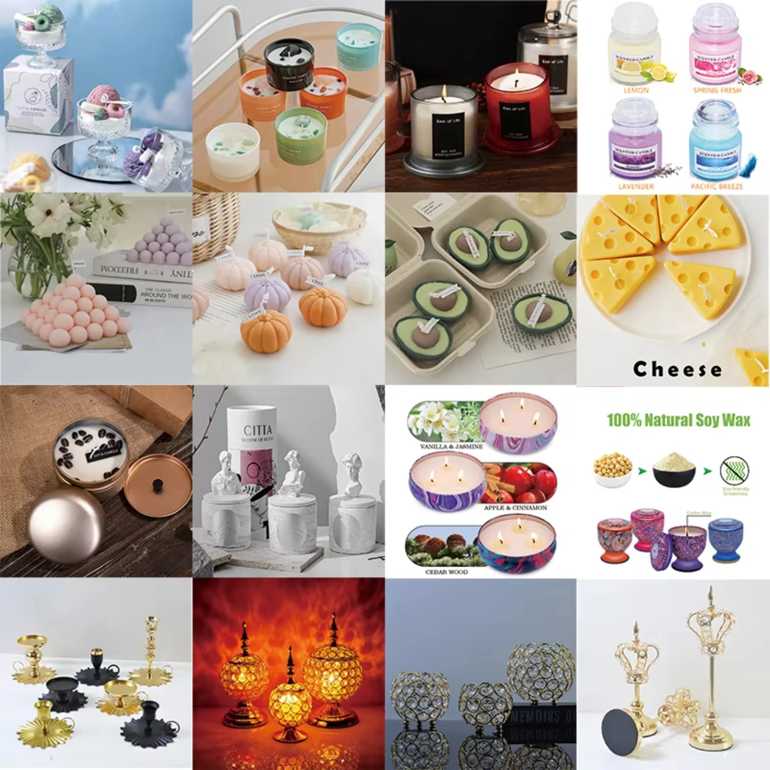 Handmade Scented Candle 7 Day Candles Macaroons Candles Handmade Cute Wedding Party Birthday INS