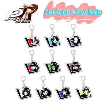 Nuovo Portachiavi Creativo ad Alto Valore Cromatico di Persona Ren Amamiya, Ryuji Sakamoto, Ann Takamaki, Decorazione per Zaino Scolastico di Cartoni Animati