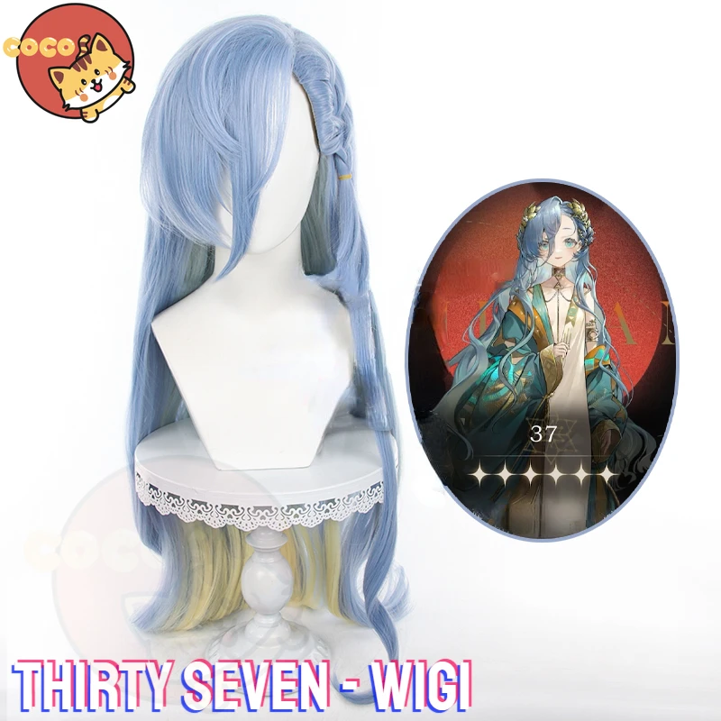 

Reverse1999 37 Cosplay Wig Game Reverse:1999 Cosplay Wig Thirty Seven Cosplay Blue Long Wig CoCos