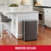 Elite Stainless Steel Sensor Trash Can for Home and Kitchen, Batteries Included, 12.4 Gallon, Charcoal 4