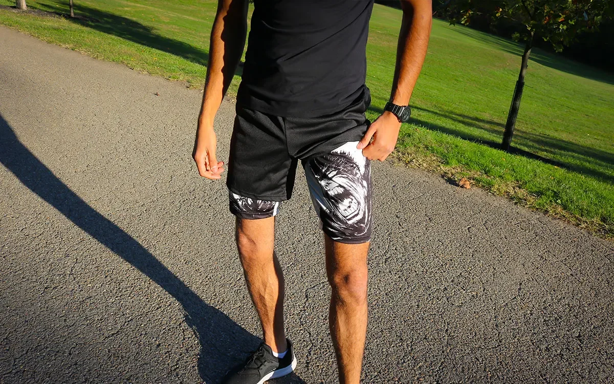 Men's Summer Casual Print Shorts Main View