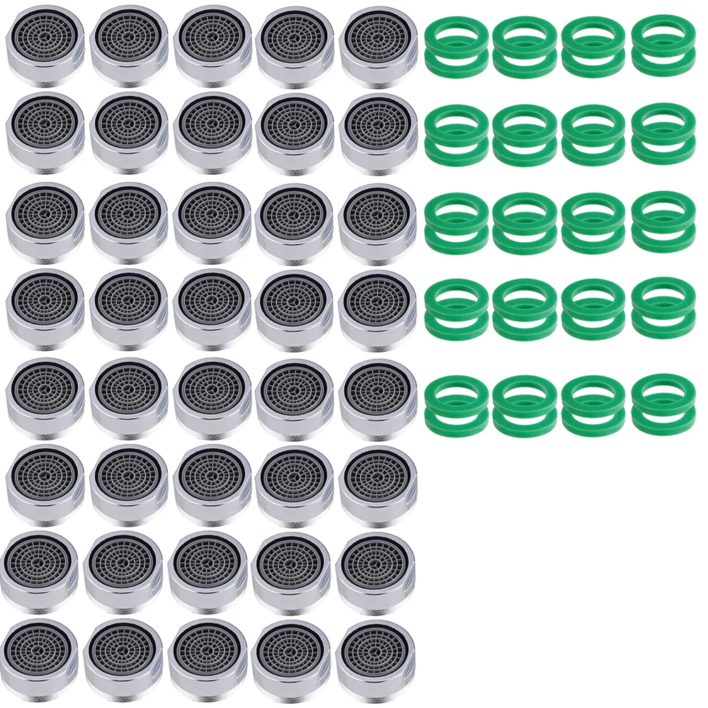 

40 Pcs 24mm Kitchen Basin Faucet Aerator Splash-proof Filter Mesh Core Water Saver Outlet Accessories Faucets Kitchen