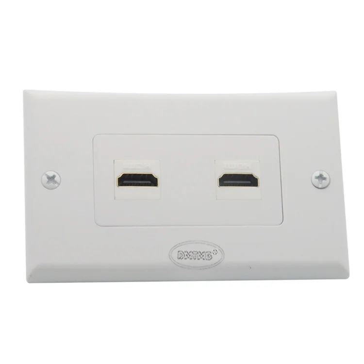 HDMI wall plate 2 X with female to female connector
