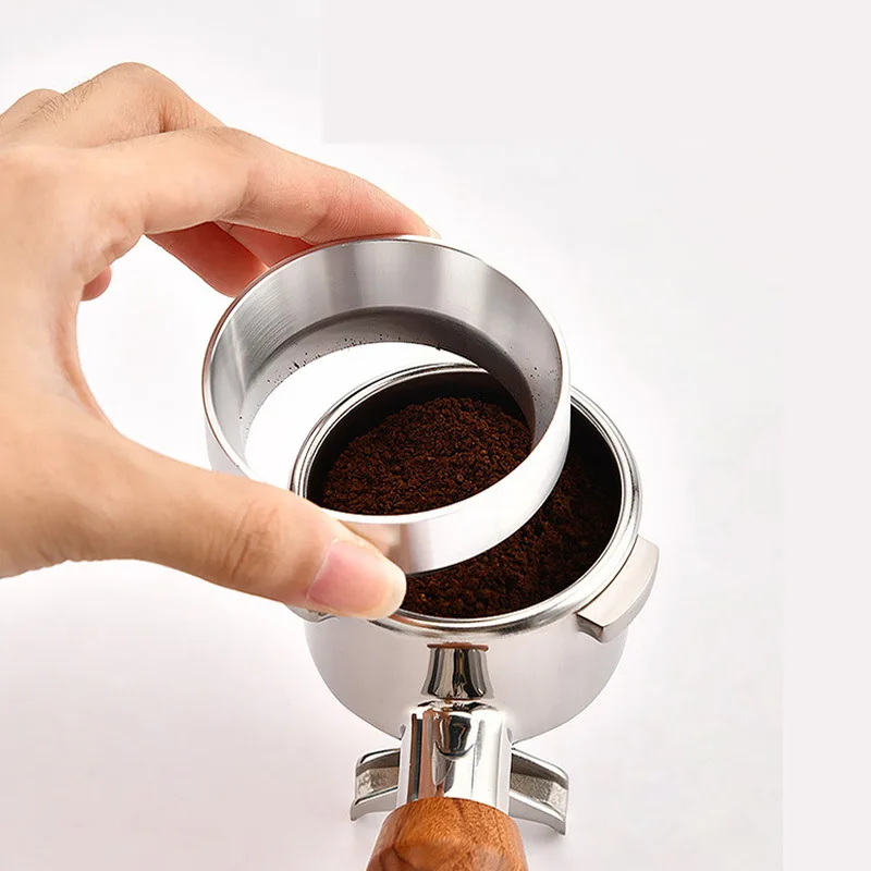 51 58mm Italian Coffee Handle Powder Dial Ring Espresso Coffee Filter With Magnet Coffeeware Barista Replacement Accessories for espresso tools,coffee tools