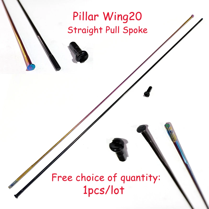 Pillar Aero Straight Pull Spokes Bike Spokes Pillar Wing 20 1pcs