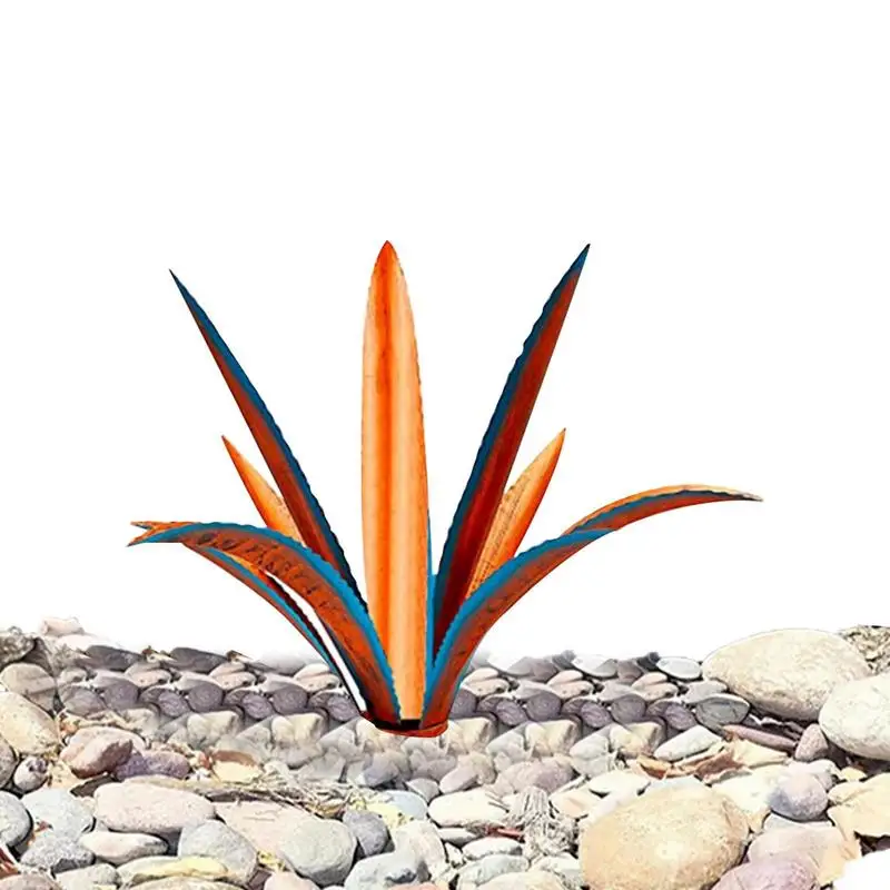 

DIY Metal Agave Tequila Art Crafts Ornament Rustic Garden Yard Sculpture Outdoor Home Decor Accessories