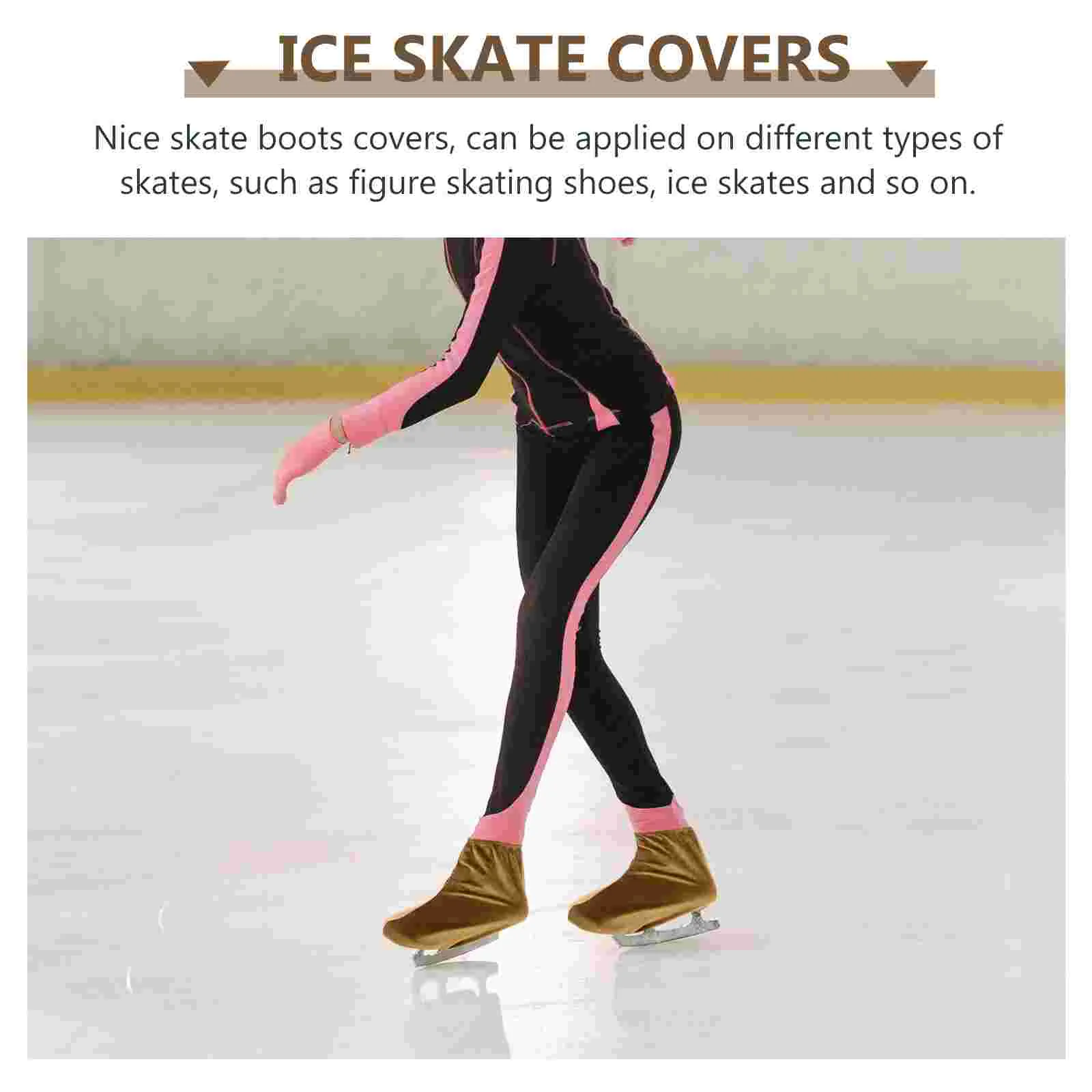 Skate Covers Ice Blade Hockey Hokey Skating Figure Accessories Polyester Boots Protectors Skating Boot Helper Artistic Girls for