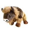 Creative Small Simulated Bison Doll Children's Rag Doll Activity Small Gift Plush Toy Calf Buffalo Yak Doll Chair Cushion 5