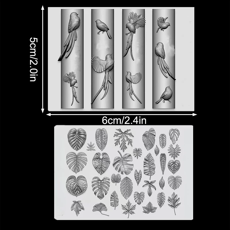 새로운 실리콘 네일 아트 몰드 리본 보우 발레 슈즈 잎새 새 디자인 도구 DIY 투명 조각 템플릿 매니큐어 장