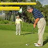 Golf Alignment Sticks Training Aid 2 Pack,3-Section 48 Inch Golf Swing Trainers Foldable Practice Rods Aiming Sticks 5