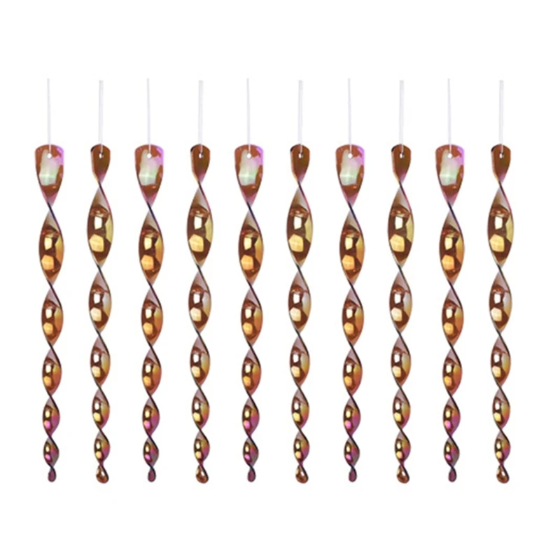 바람 저항성 반사 조류 억제 도구 10pcs 정원 발코니 바람 차임