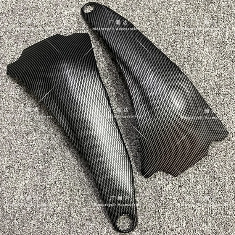 

Fit For DUCATI Panigale V4 V4S V4R 2018 2019 Carbon Fiber Color ABS Fairing Frame Covers gloss Black Tank under side Fairing