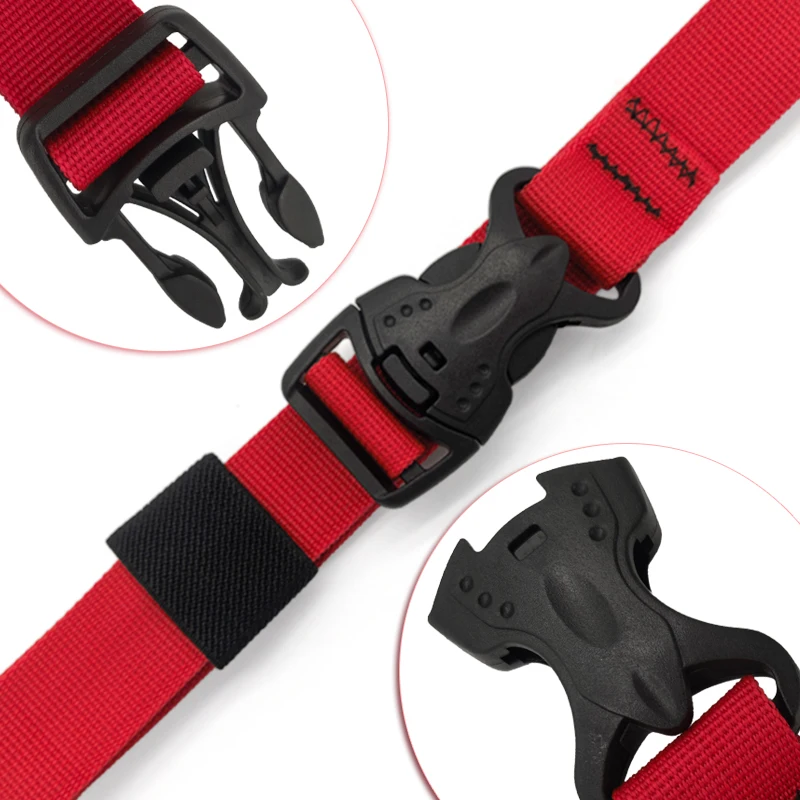 5/10PCS PPortable Cargo Tie Down Luggage Belt Strap Quick Release Buckle 60/100/150cm Baggage Secure Strap for Camping Hiking