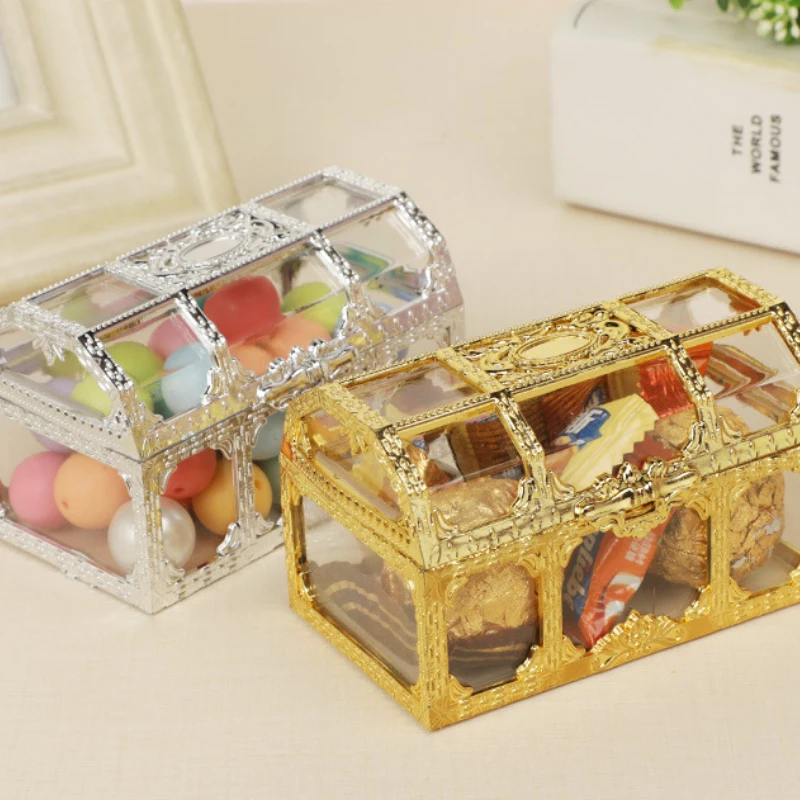 Plastic Candy Storage Organizer Plastic Chest Treasure Jewelry