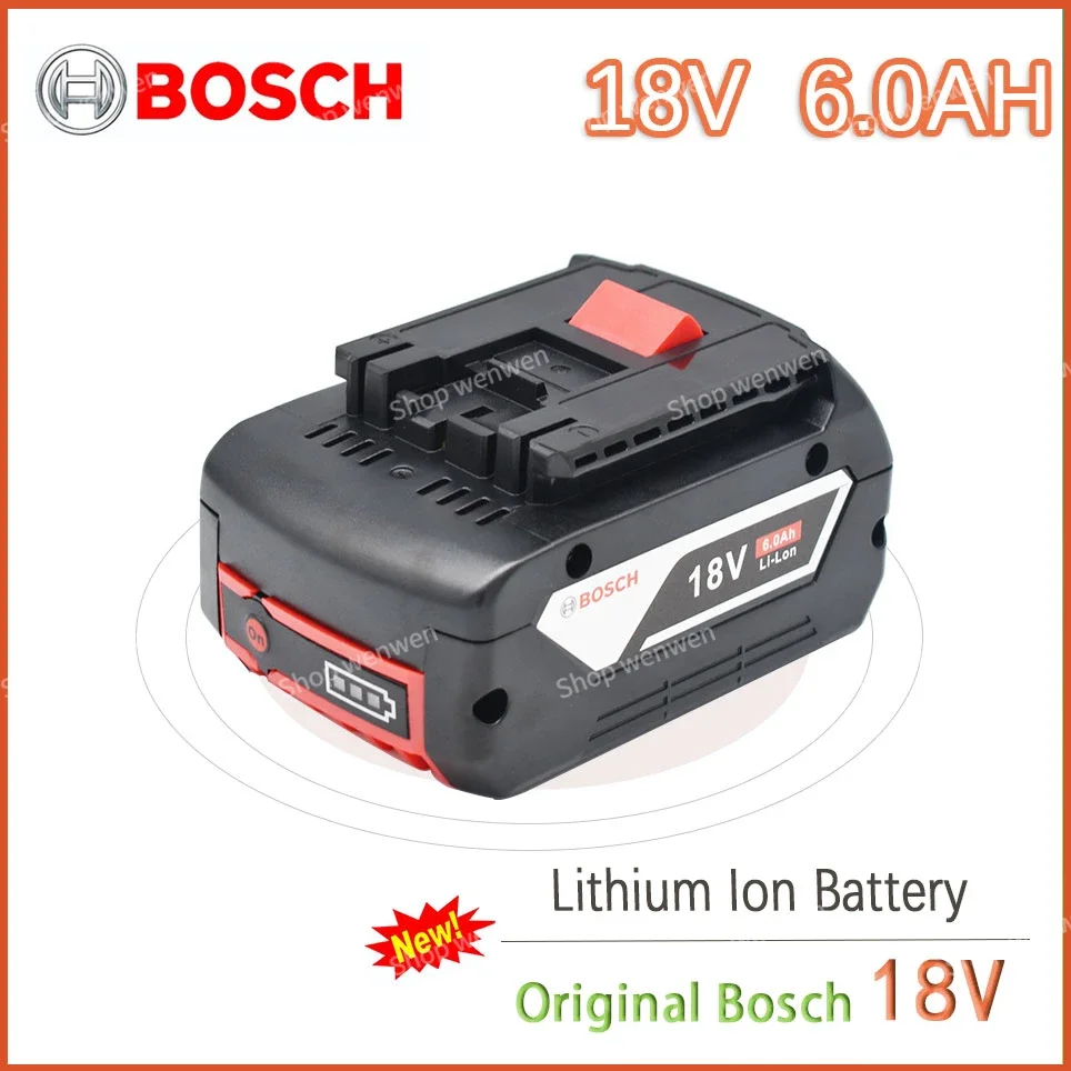 

Bosch 18V Battery 6.0Ah Electric Drill 18V 6000mAh Rechargeable Li-ion Battery BAT609 BAT609G BAT618 BAT618G BAT614