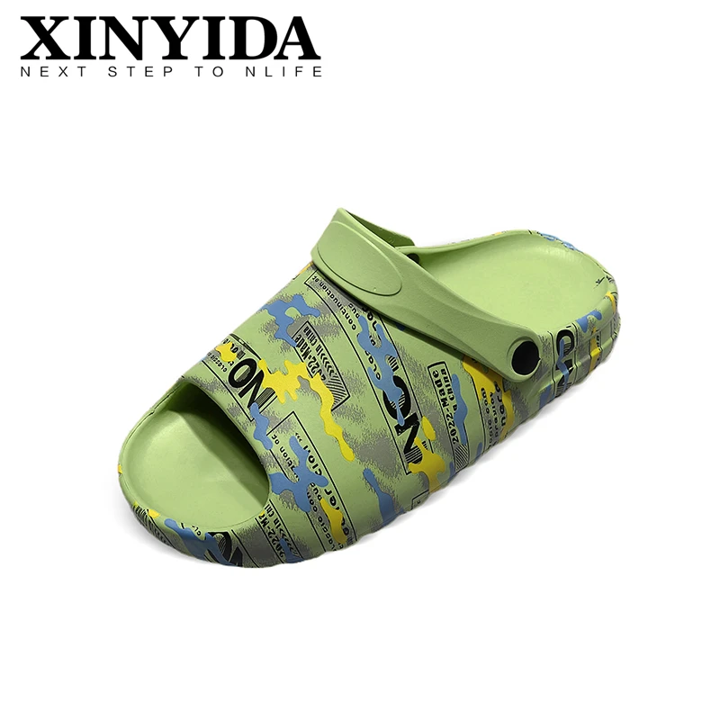 

Free Exchange YZY Slides Slip On Breathable Water Beach Sandals Summer Fish Mouth Yeez Slippers For Men Women Plus Size 36-45