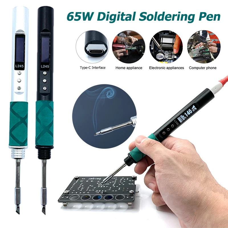 L24565WDigitalSolderingPenPortableElectricSolderingIron
