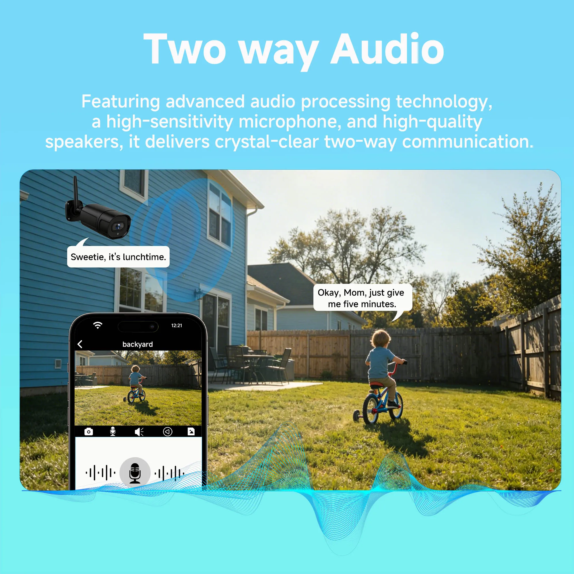 BFMore 5MP/4K 무선 보안 시스템 4채널 NVR 4개의 WiFi 카메라 2.4G IR 야간 투시경 wifi 보안