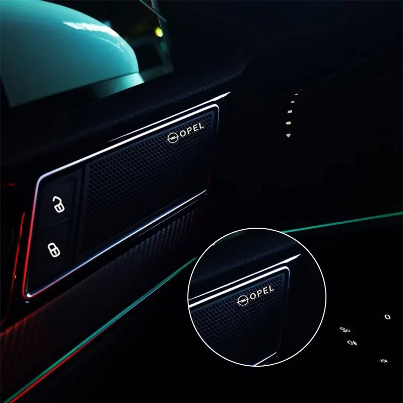 Decorative 3D Aluminum Car Audio Badge - Premium Car Styling Accessory