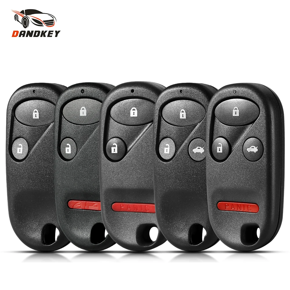 Keyless Entry Replacement Remote Key Fob Case Shell 2/3/4 Buttons For Honda Accord Civic CRV Jazz S2000 Fit Odyssey