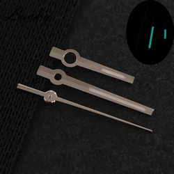 Premium Luminous Watch Hands in Black Silver Gold Rose - BGW9 and C3 Green (Silver.Blue)