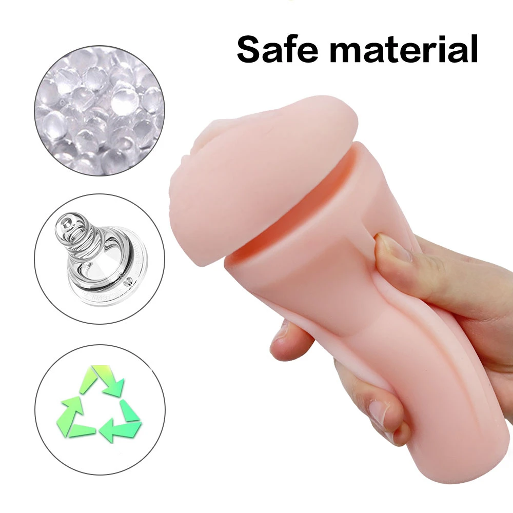 Male Masturbator Masturbator for Men Pocket Pussy Sex Toys Real Mouth Vagina Vacuum Sucking Blowjob Machine Cup Adults 18