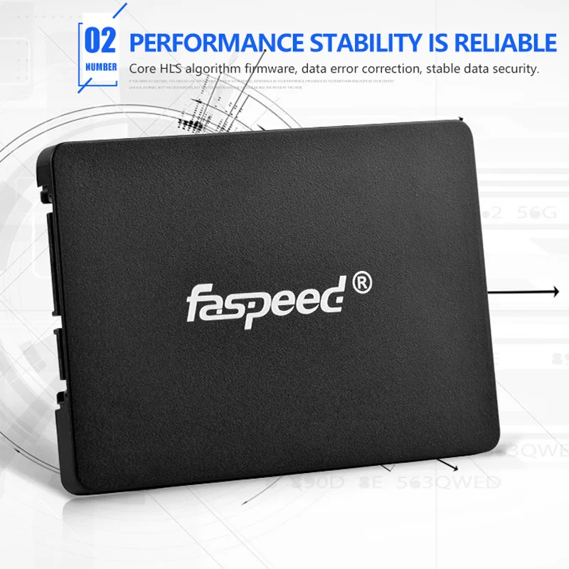 Faspeed 2.5 Sata 3 SSD 256GB 512 GB 128GB ָ Ʈ ̺, 1 TB 2TB ϵ ũ, 1 TB 128 256 512 GB PC Ʈ ũž  HDD