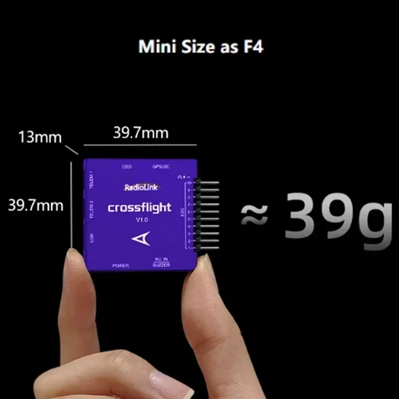 Gros plan sur le Module GPS Boussole FC M8N TS100 pour Drone FPV - Haute Précision, avec détails de la carte et composants.
